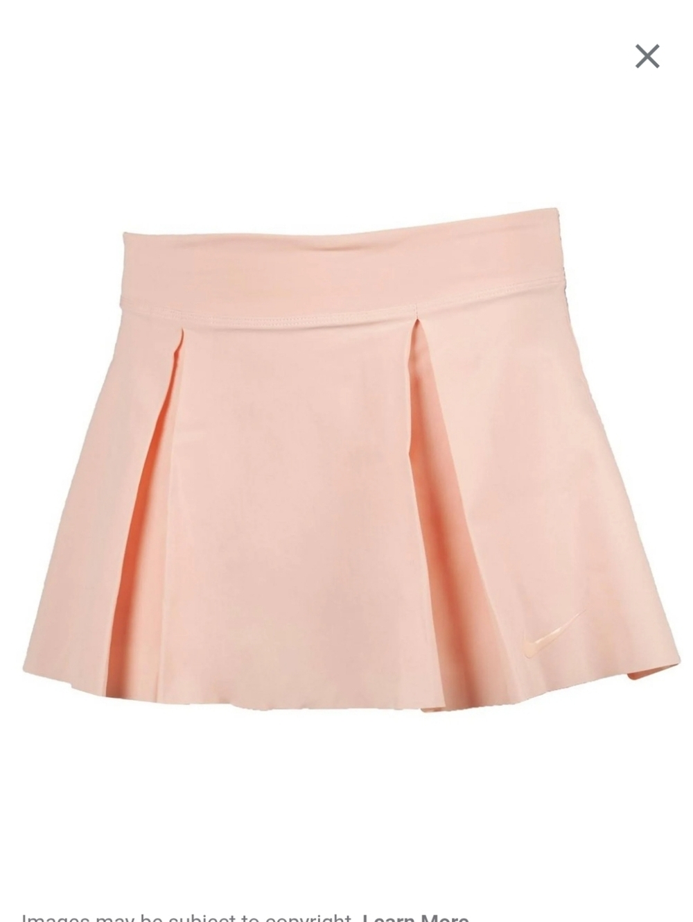 Nike Girls' Club 11.5" Skirt Skort Peach Size XL
